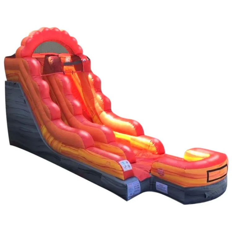 15 Ft Fire Marble with Inflated Pool