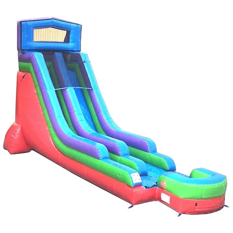 18' Retro Rainbow slide with landing