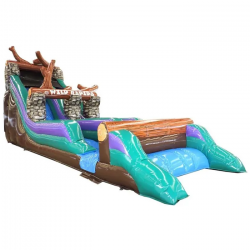 21 foot wild rapids inflatable water slide1 3 1704844199 21' Wild Rapids with inflated pool