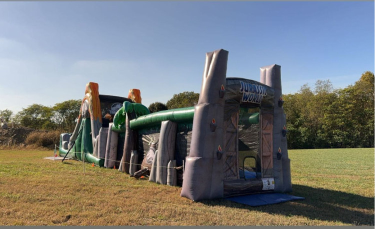50ft jurassic park 50ft obstacle Course/ Slide (Wet or Dry) 50ft jurassic park 50ft obstacle Course/ Slide (Wet or Dry)